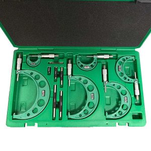 جعبه میکرومتر 0-150 اینسایز 6 عددی کد 1506-3203
